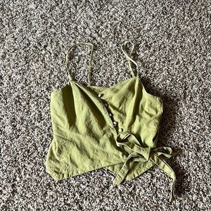 Urban Outfitters green crop top size S